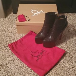 ❌SOLD❌ Black Louboutin Amor Booties